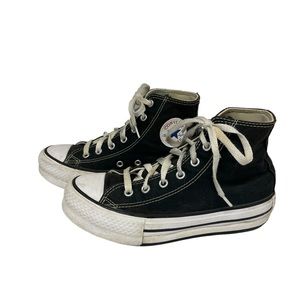 Converse Platform Chuck Taylor High Top shoes Black